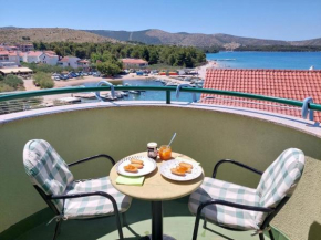 Holiday apartment in Zaboric with sea view, balcony, air conditioning, WiFi 5177-3